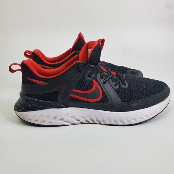 Nike Legend React 3 Men Black University Red Running Shoes AT1368 005 Size 12 - Picture 16 of 16